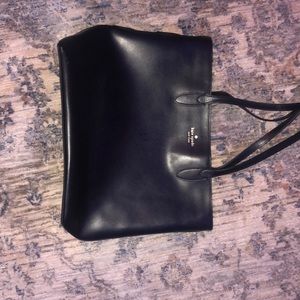 This is a black large Kate Spade tote purchased in 2020